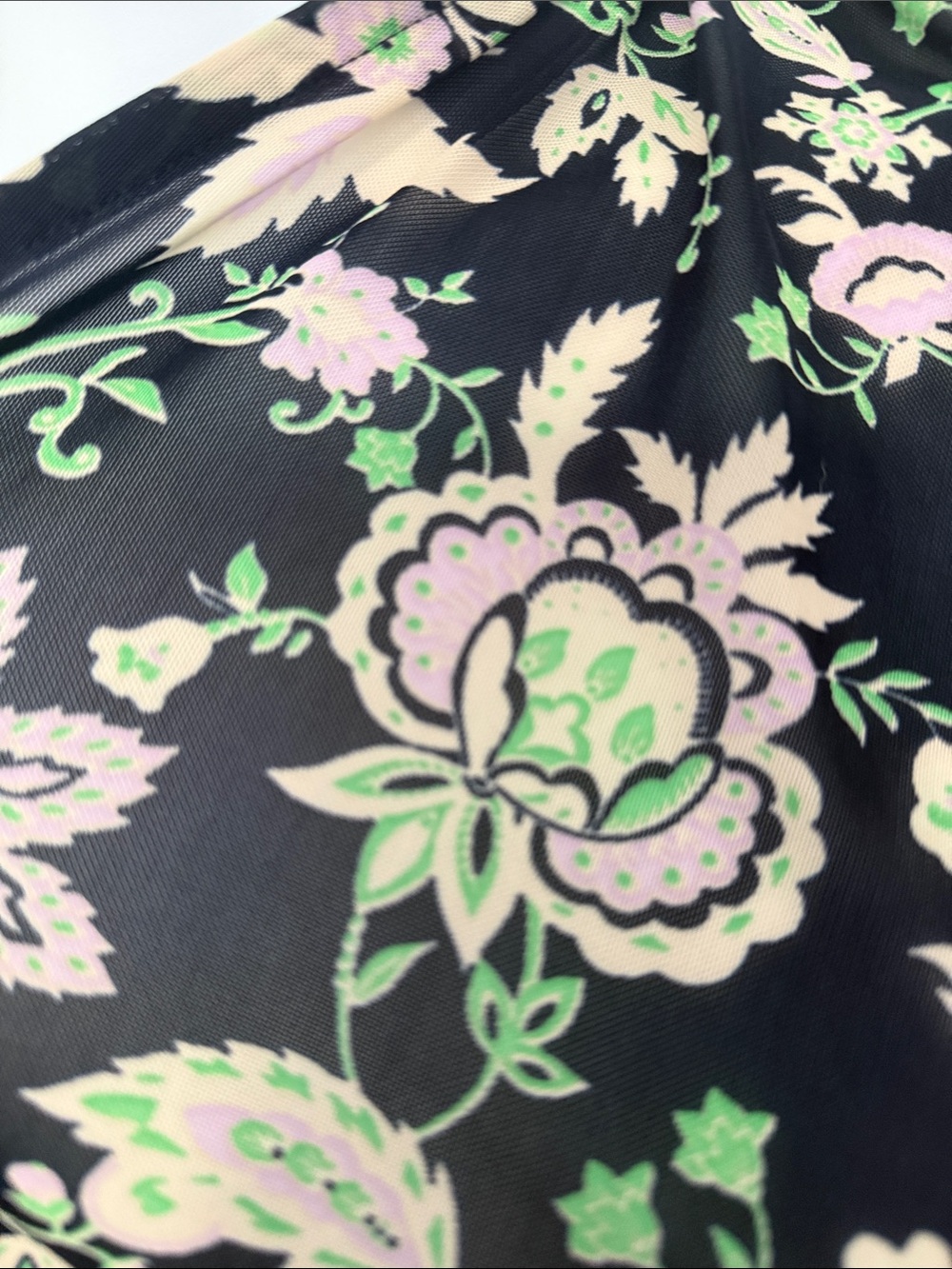 Lane Bryant Floral Open Front Overpiece - Picture 6 of 7